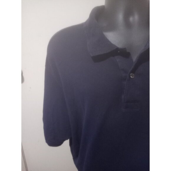 LACOSTE Mens Polo Shirt Size 8 3XL Navy Blue Cotton - Picture 5 of 12